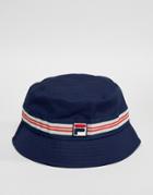 Fila Casper Bucket Hat In Navy - Navy