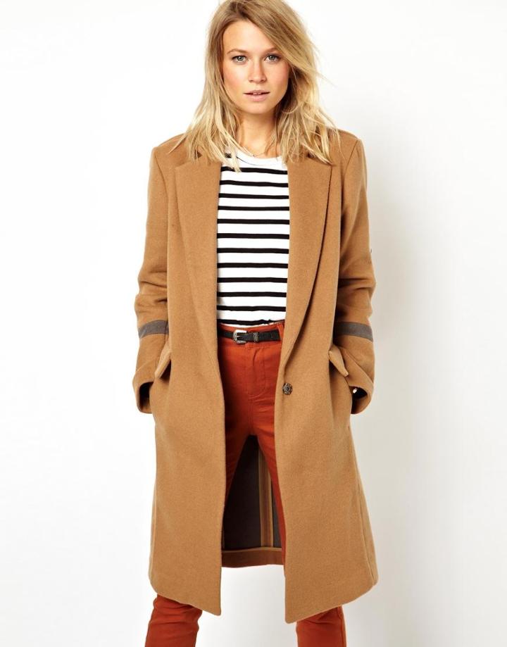 Asos Knee Length Over Coat