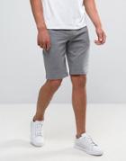 Armani Jeans Sweat Shorts Regular Fit In Gray Melange - Gray