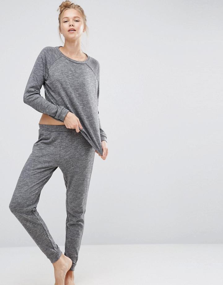 Asos Lounge Sweat & Jogger Set - Gray