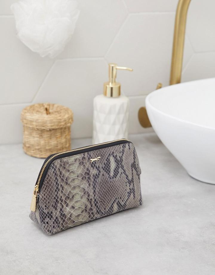 Paul Costelloe Real Leather Cosmetic Bag - Multi