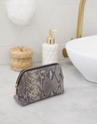 Paul Costelloe Real Leather Cosmetic Bag - Multi