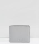 Noak Faux Leather Fold Wallet - Gray