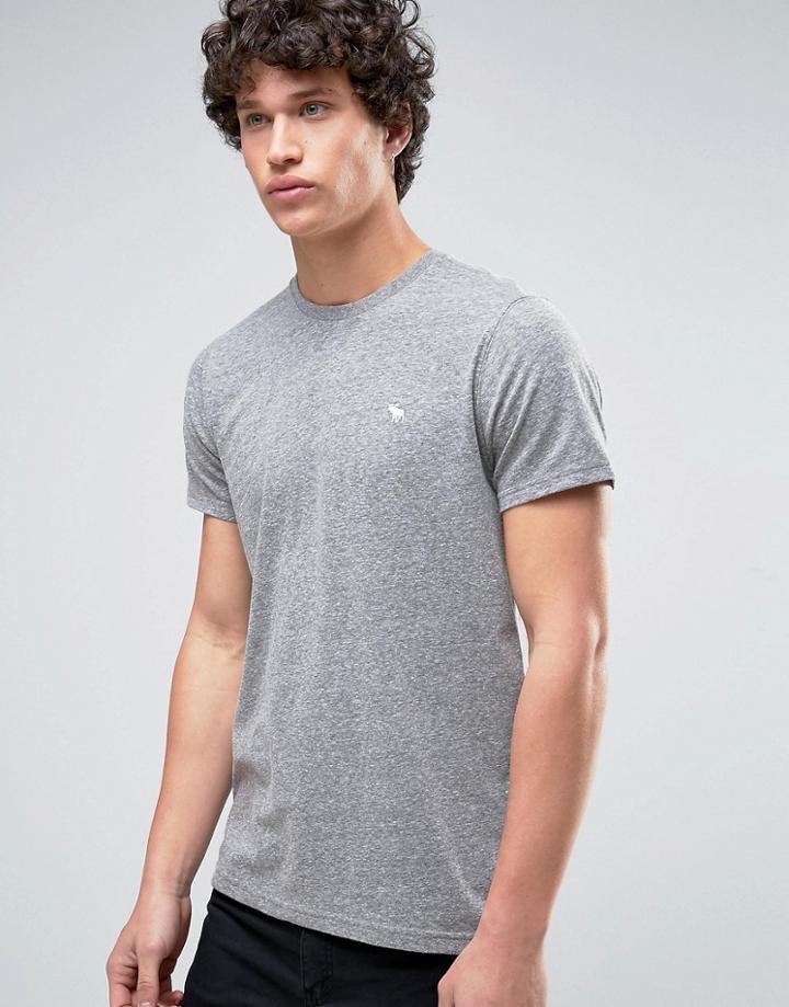 Abercrombie & Fitch Core T-shirt Muscle Slim Fit In Gray - Gray