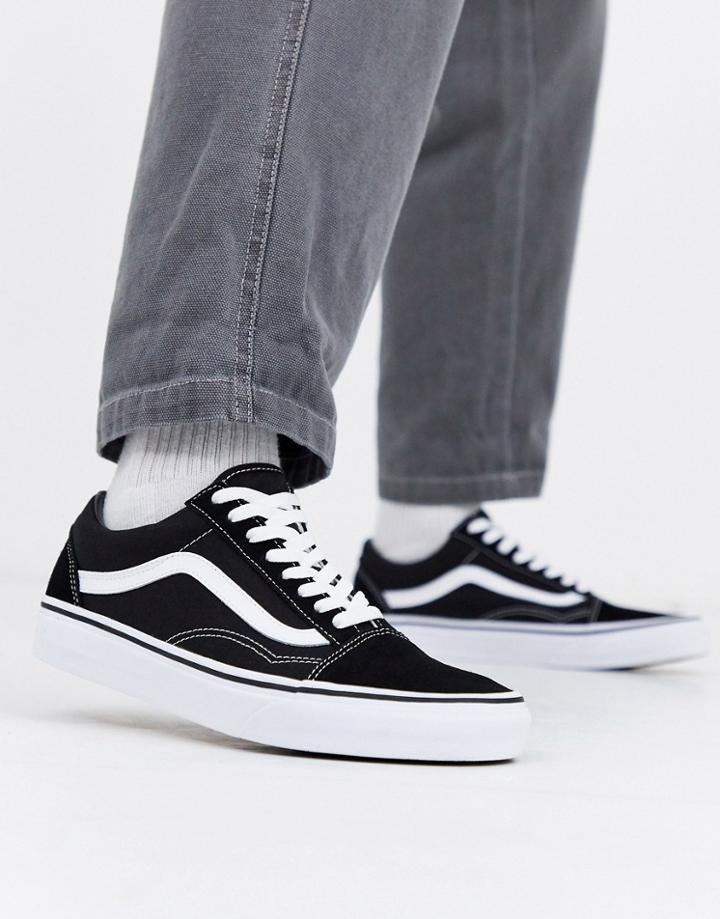 Vans Old Skool Sneakers In Black/ White