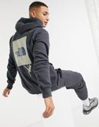 The North Face Dome Climb Graphic Hoodie In Gray-grey