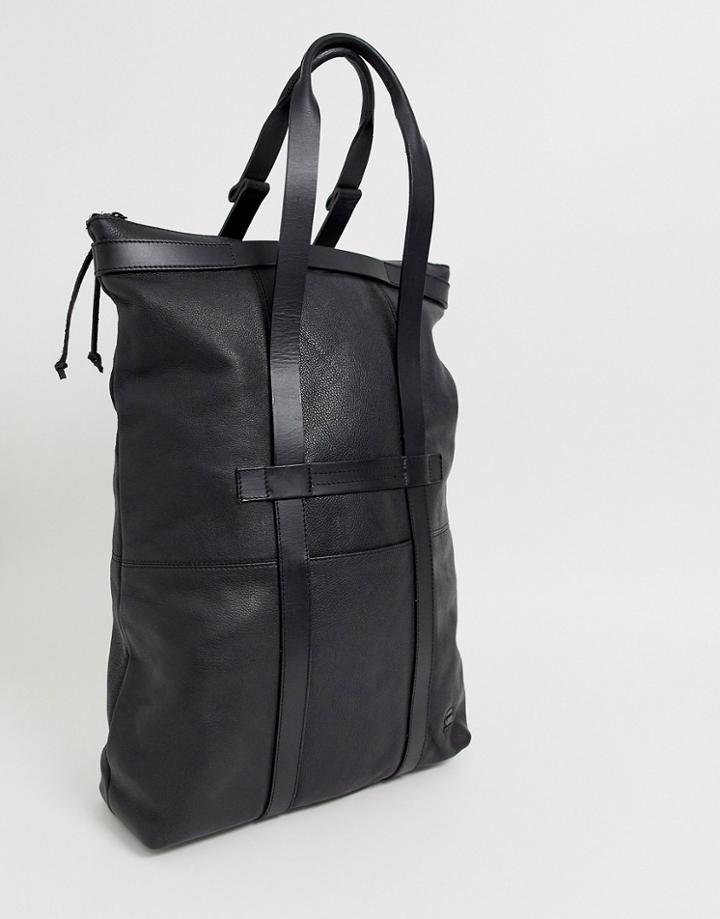 G-star Estan Leather Tote Bag - Black
