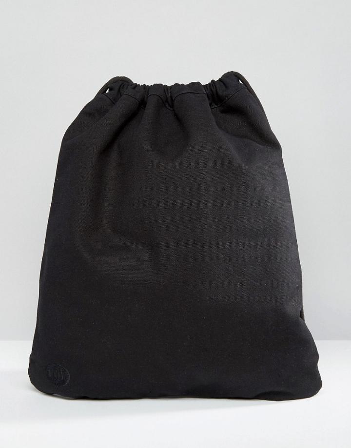 Mi-pac Canvas Drawstring Bag Black - Black