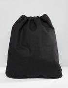 Mi-pac Canvas Drawstring Bag Black - Black