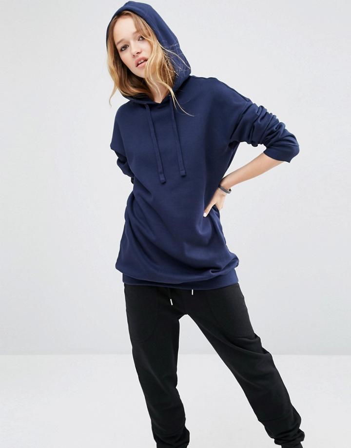 Asos Ultimate Pullover Hoodie - Navy