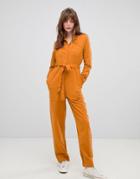 Kings Of Indigo Tie Up Jumpsuit - Yellow