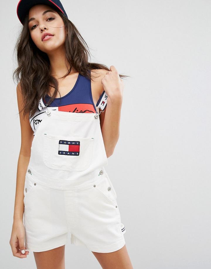 Tommy Jeans 90's Overall - White
