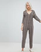 Pull & Bear Fine Knit Jumpsuit - Multi