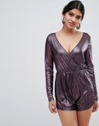 Glamorous Metalic Romper