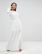 Finders Keepers Maddox Slit Maxi Dress - White