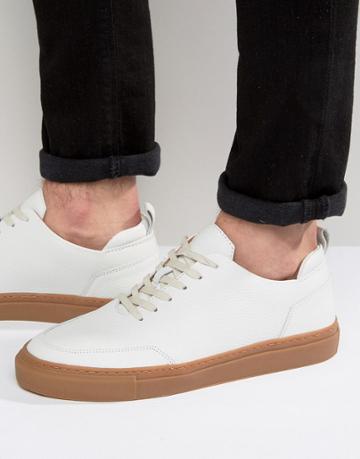 Zign Leather Sneakers - White