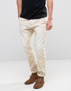 Scotch And Soda Slim Tapered Fit Jeans - Cream