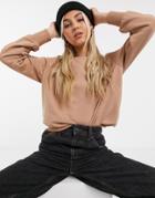 Noisy May Sweatshirt In Beige-neutral