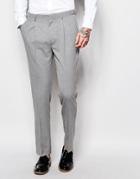 Asos Wedding Skinny Suit Trouser In Grey - Gray