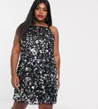 Asos Design Curve Mini Cami Dress In Disc Sequin