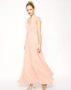 Asos Kate Lace Maxi Dress - Nude $85.00