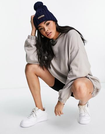 Napapijri Fea Pom Beanie In Navy