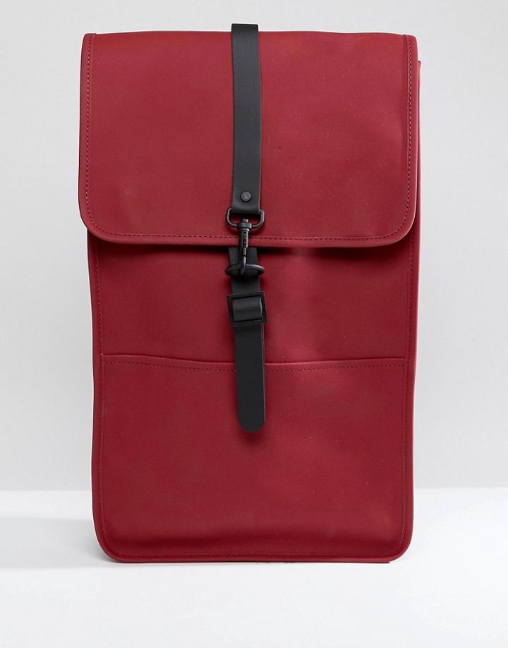 Rains 1220 Backpack In Red - Red