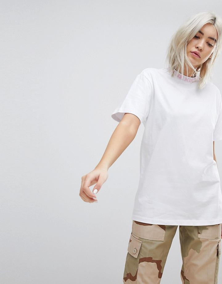Ripndip Relaxed T-shirt With Must Be Nice Collar Print - White