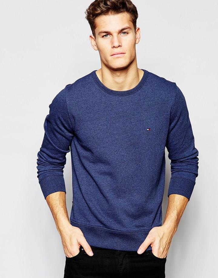 Tommy Hilfiger Sweatshirt With Crew Neck - Navy