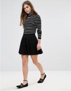 Oeurve A Line Midi Skirt - Black