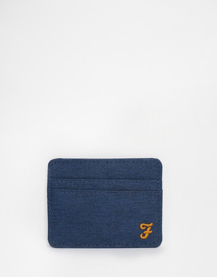 Farah Vales Card Holder - Navy