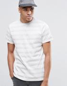 New Look T-shirt With Geo-tribal Stripe Print In White - White