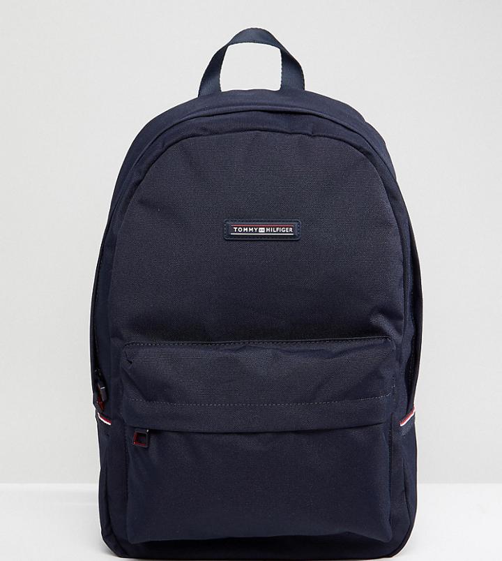 Tommy Hilfiger Small Logo Backpack In Navy - Navy
