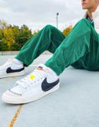 Nike Blazer Low '77 Jumbo Sneakers In White/black