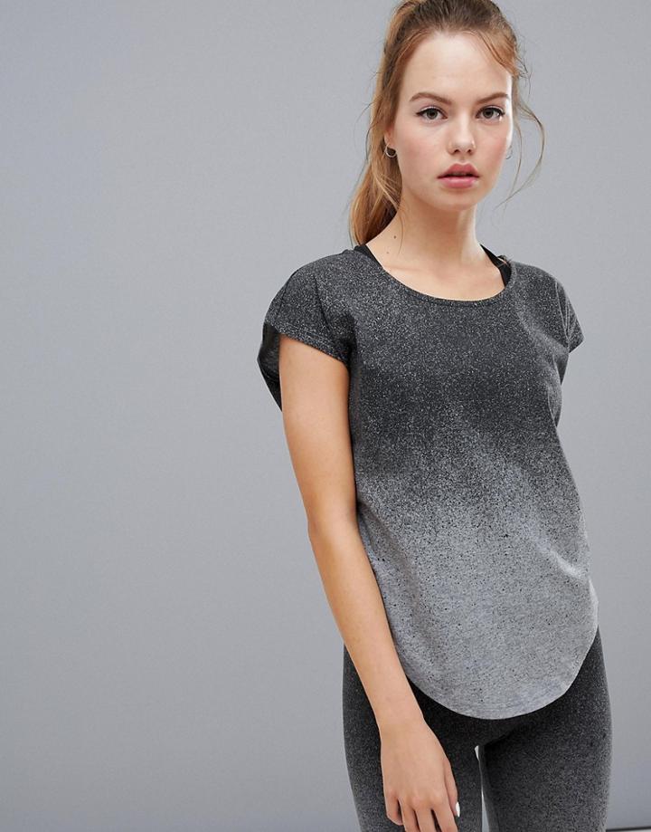 Only Play Spray Print T-shirt - Gray