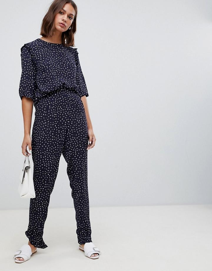 Minimum Ruffle Hem Pants - Multi