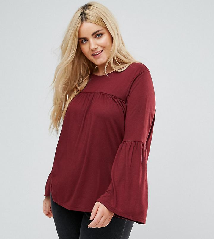 Junarose Boho Swing Top - Red