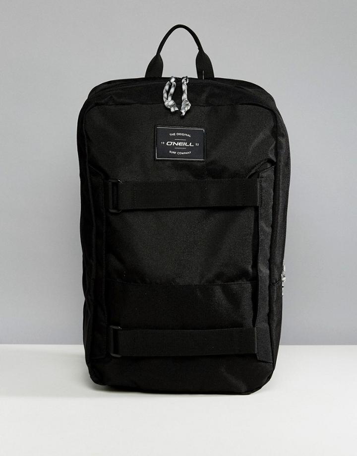 O'neill Boarder Plus Backpack 20l In Black - Black