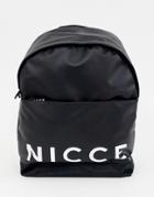 Nicce Backpack In Black With Logo