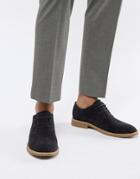New Look Faux Suede Desert Shoes In Navy - Navy
