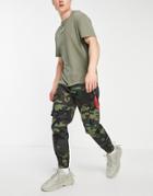 Siksilk Cargo Pants In Camo-multi