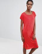 Selected Femme Ivy Jersey Dress - Red