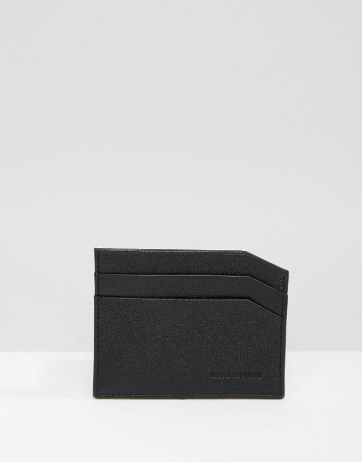 Royal Republiq Fuze Leather Cardholder In Black - Black