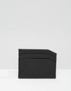 Royal Republiq Fuze Leather Cardholder In Black - Black