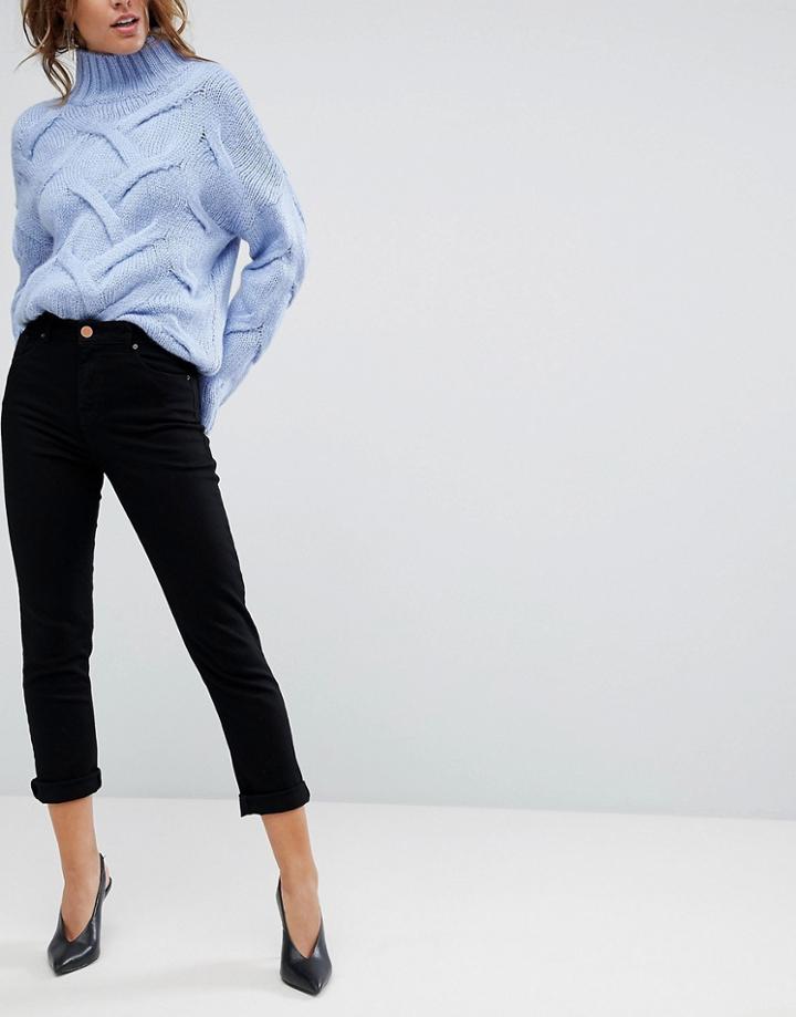 Warehouse Slim Cut Jeans - Black
