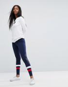 Fila Essential Leggings With Ankle Logo - Navy