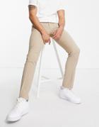 Twisted Tailor Skinny Fit Suit Pants In Stone-neutral