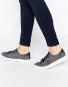 Fred Perry Spencer Two Tone Navy And White Sneakers - Navy
