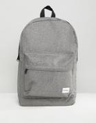 Spiral Backpack In Gray Crosshatch - Gray