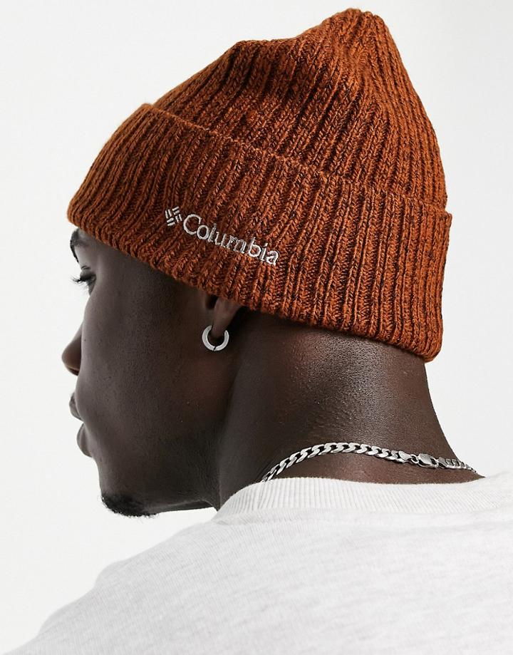 Columbia Watch Cap Beanie In Rust-orange
